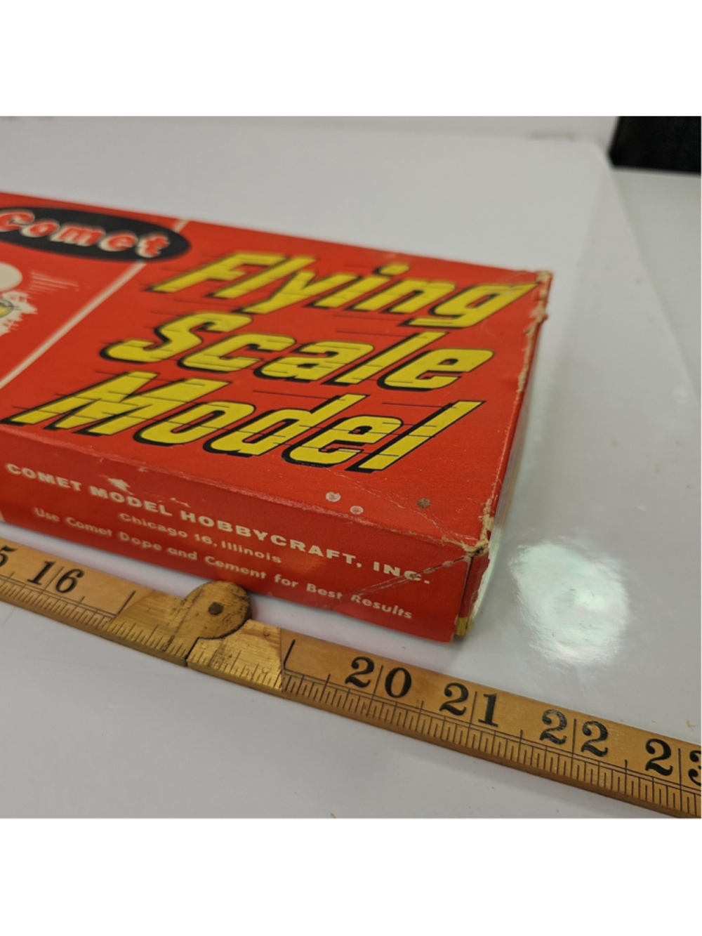 Vintage Comet Douglas Invader A-26 Flying Scale Balsa Model Kit Y2:129 Started - Picture 14 of 16